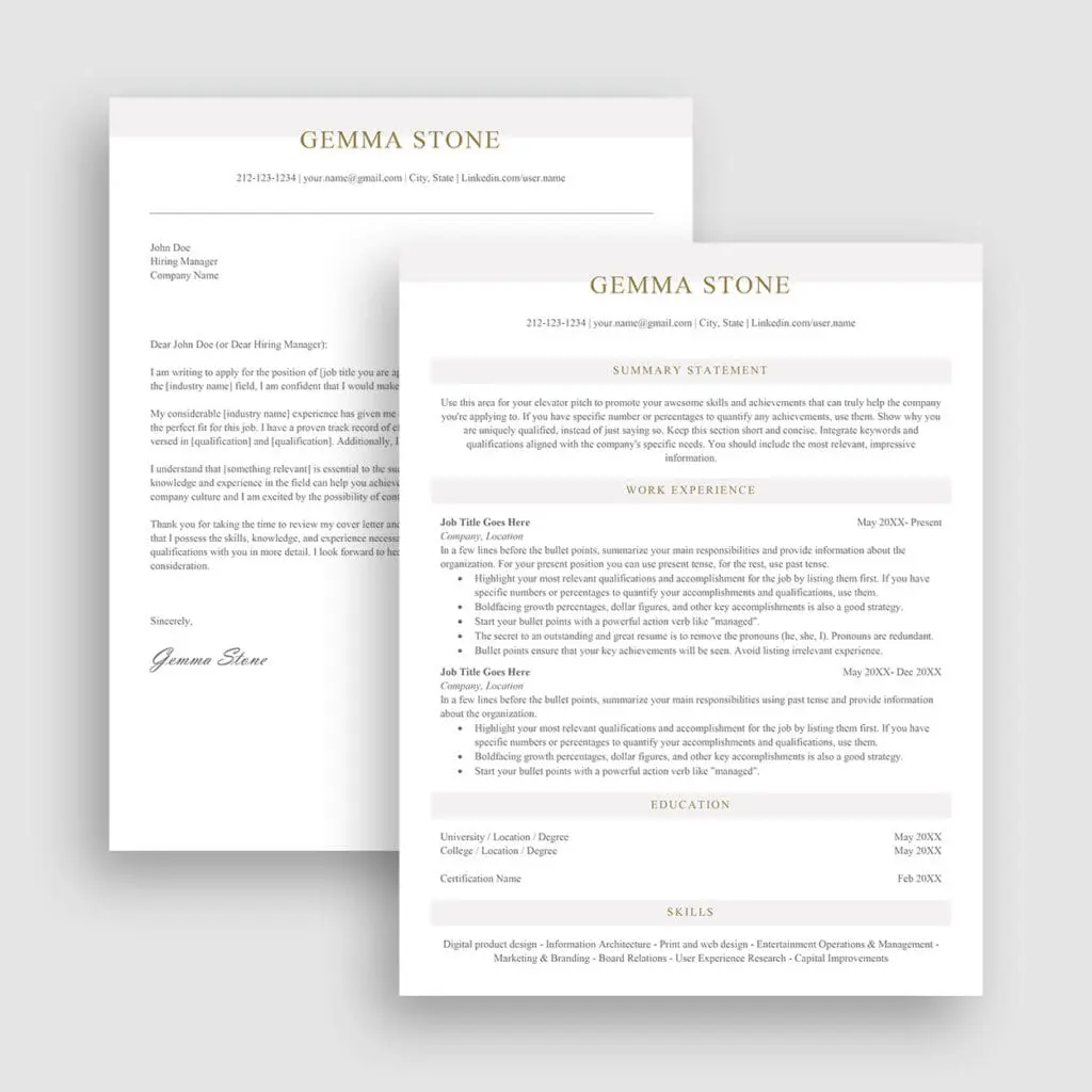 Premium ATS resume