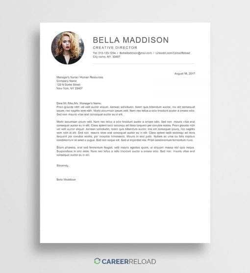 Cover letter download