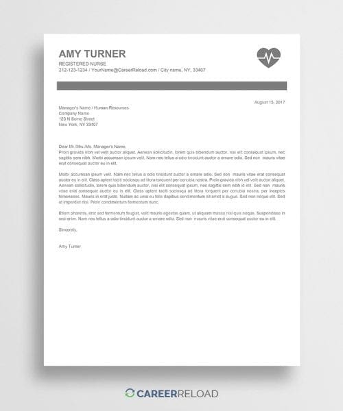 Free Cover Letter Template Megan Career Reload