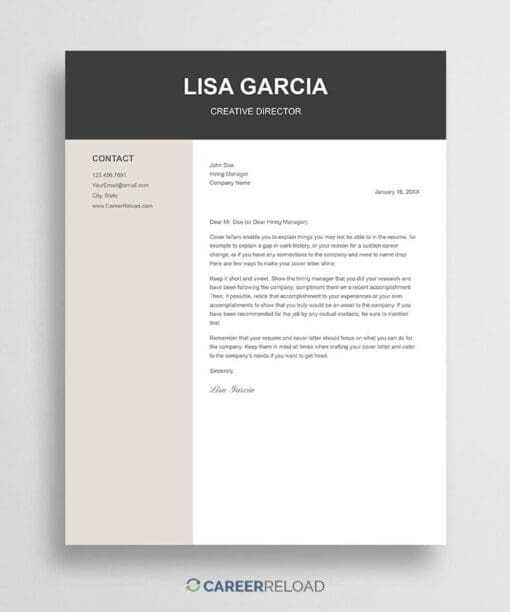 Docs cover letter