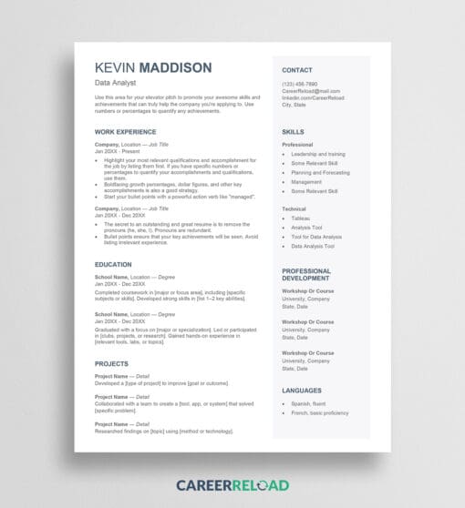 103+ Free Microsoft Word Resume Templates for 2026