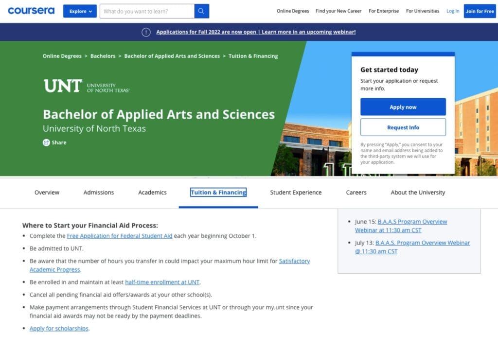 Coursera financial aid