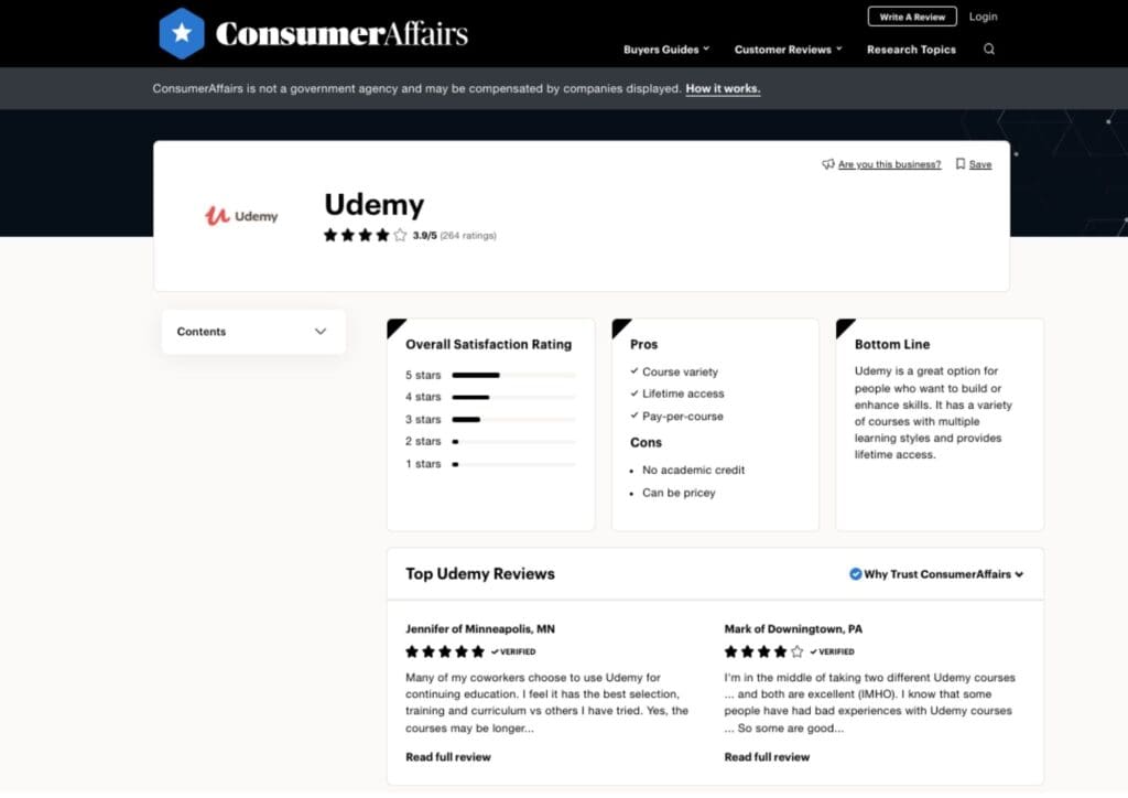 Udemy Review