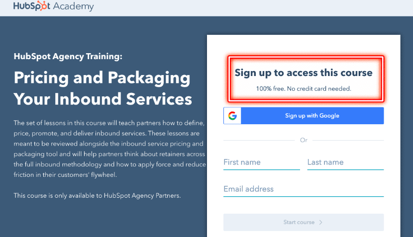 Hubspot academy price