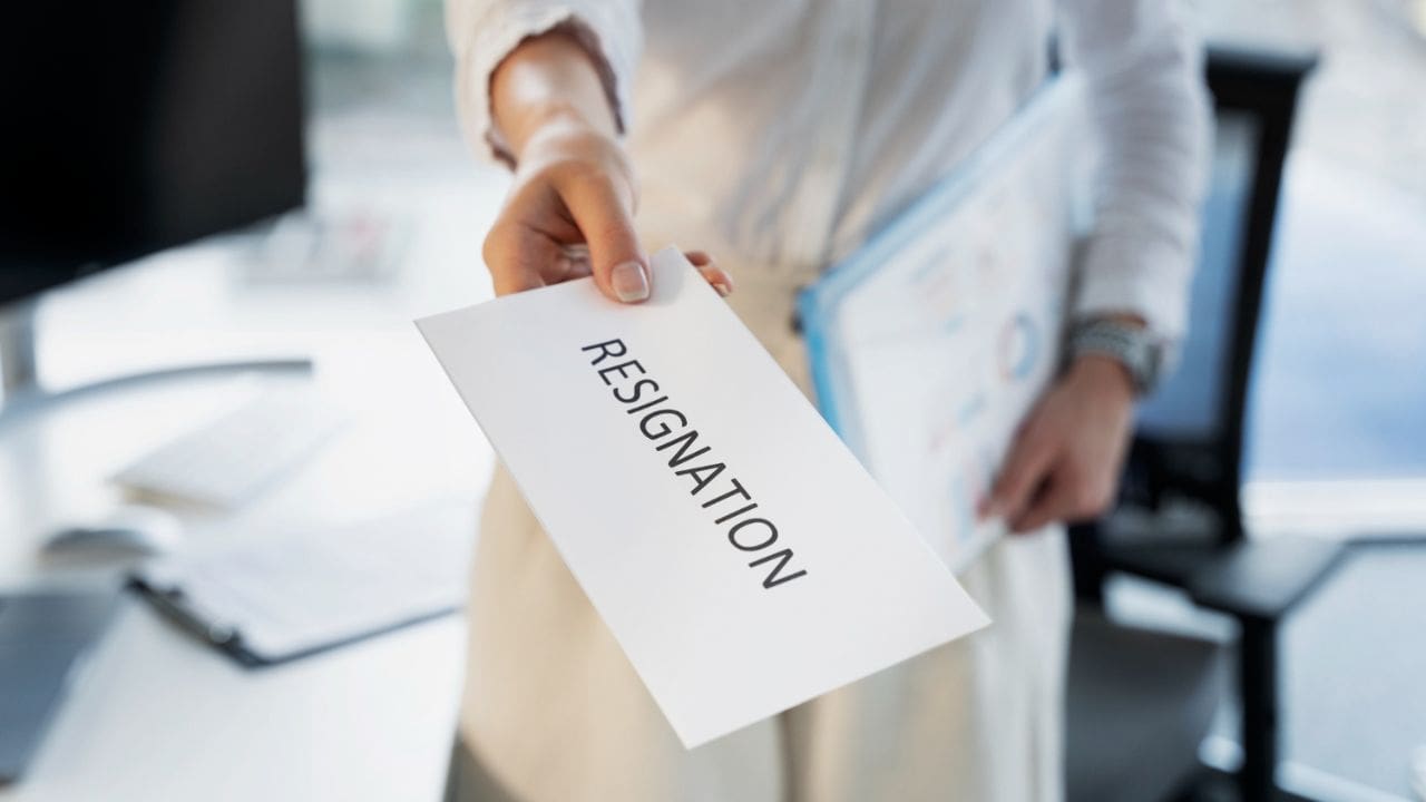 No notice resignation letter