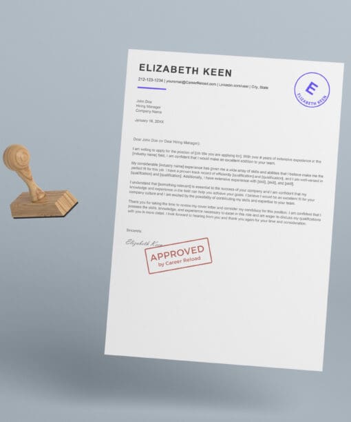 Effective cover letter