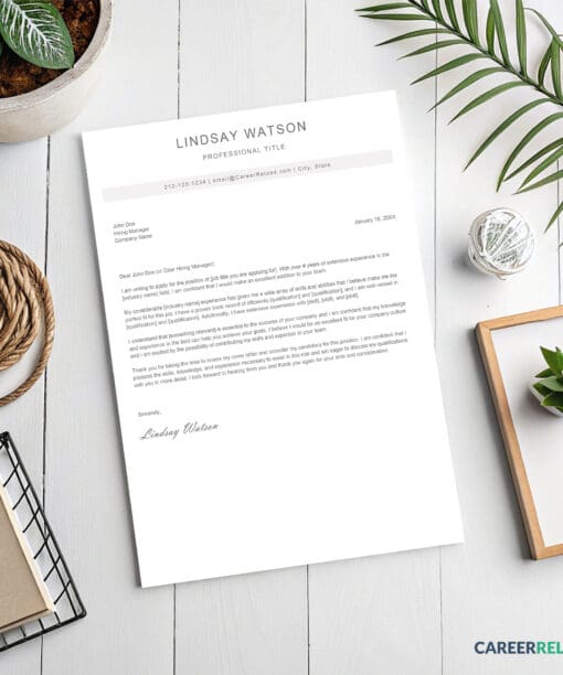 Perfect cover letter