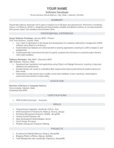 Resume Examples and Samples for 2024