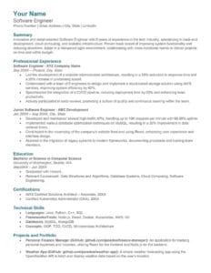Resume Examples and Samples for 2024