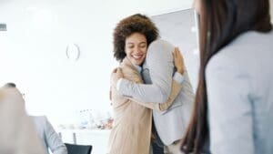 Say farewell to coworkers