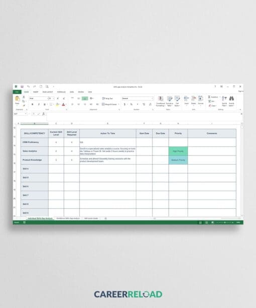Skills Gap Analysis Template