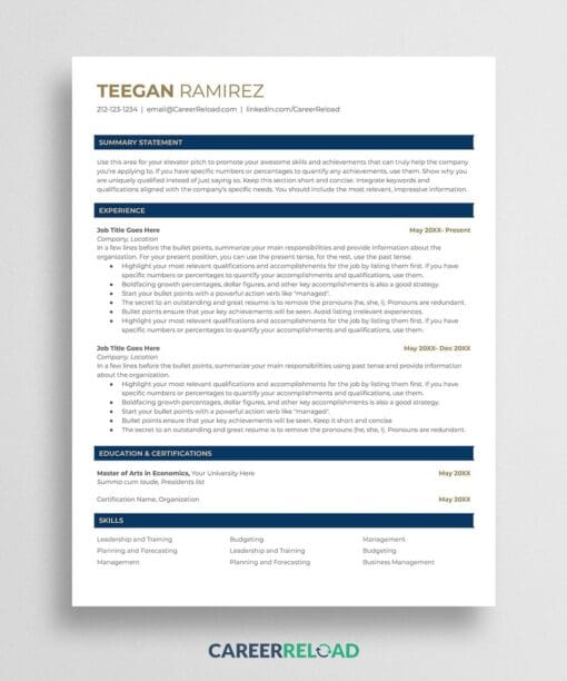 ATS resume Google Docs