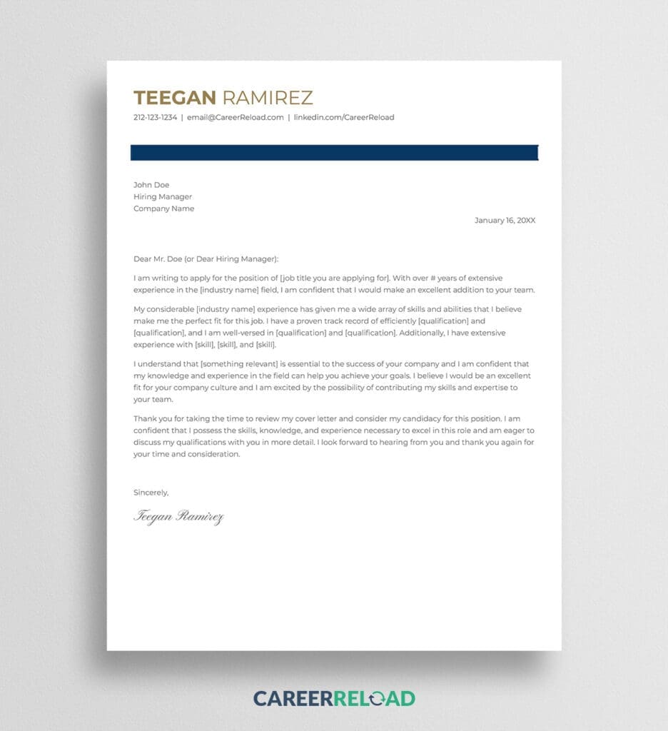 ATS cover letter doc