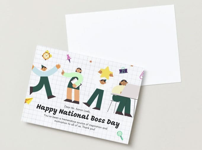 Boss appreciation message