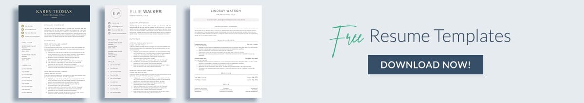 Free resume downloads