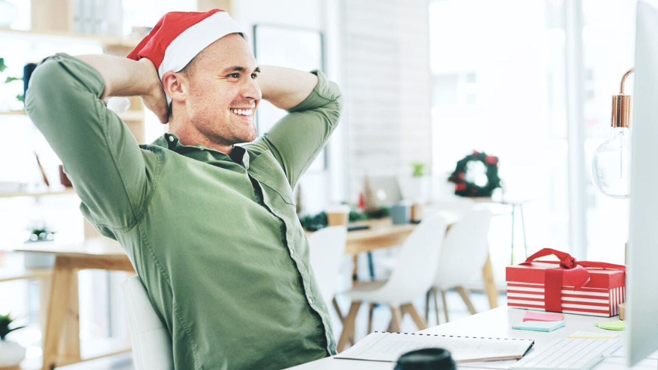 happy holidays email card