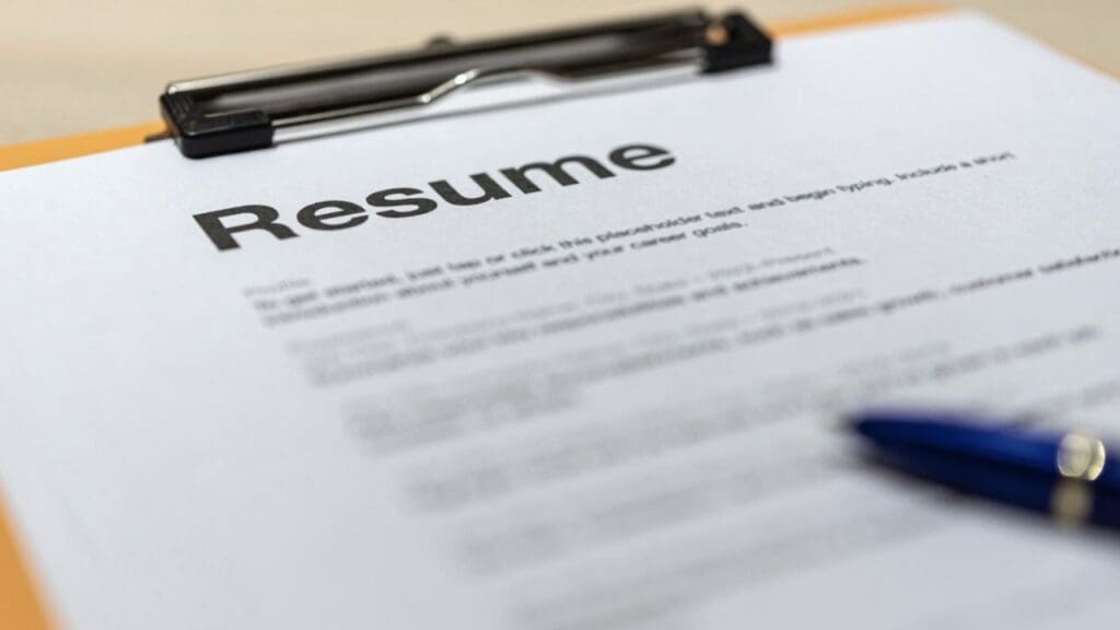 Resume summary of qualifications